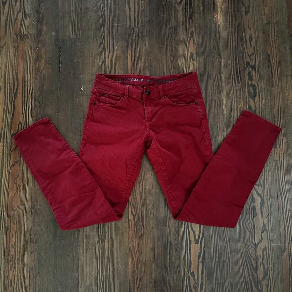 Articles of Society RED Womens Size 25 Straight Leg Jeans - Picture 1 of 3